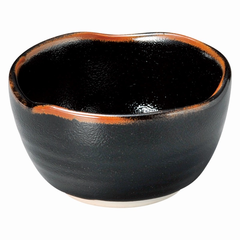 金正陶器 ゆず天目 三ツ山3.6小鉢 1個(ご注文単位1個)【直送品】