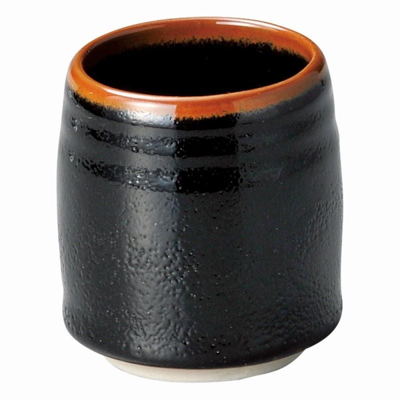 金正陶器 ゆず天目 小湯呑 1個(ご注文単位1個)【直送品】
