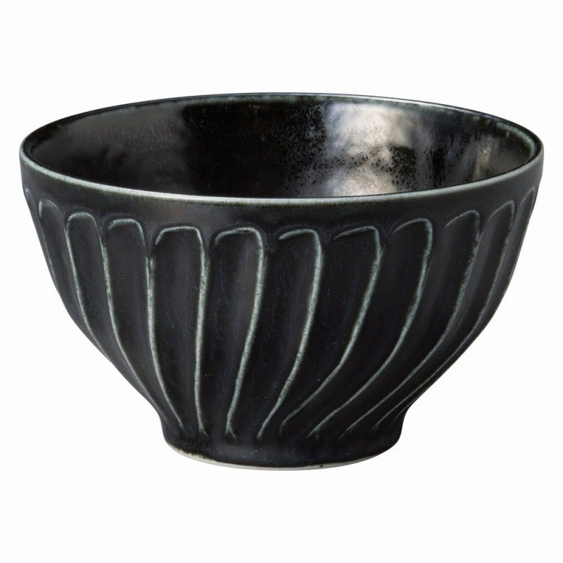 金正陶器 モノクロモダン 灰マット黒 ターク多用碗 1個(ご注文単位1個)【直送品】