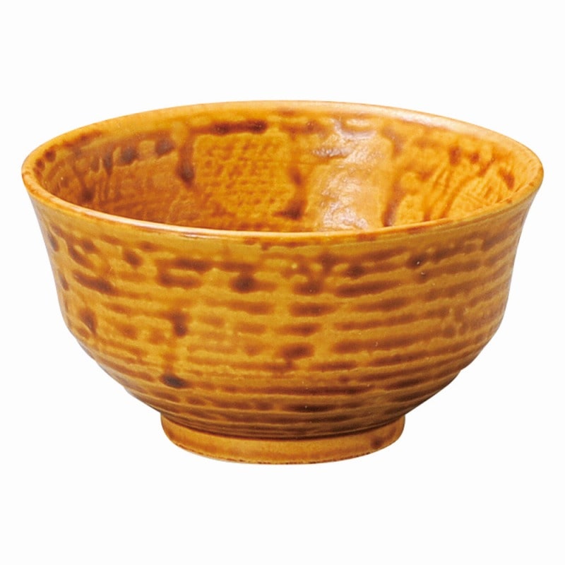 金正陶器 強化 ナチュラル キャラメル 茶碗(小) 1個(ご注文単位1個)【直送品】