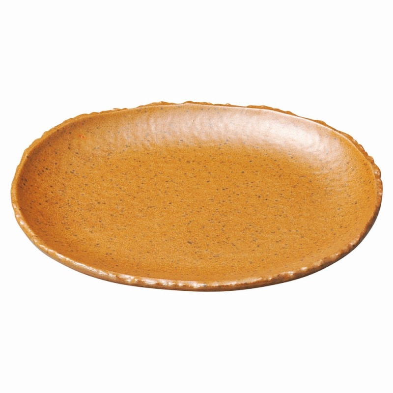 金正陶器 強化 ナチュラル チョコ 7.5丸皿 1個(ご注文単位1個)【直送品】