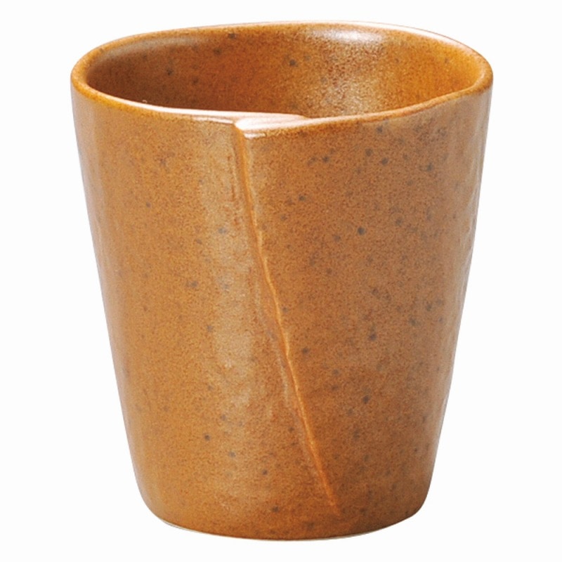 金正陶器 強化 ナチュラル チョコ 戸締カップ(大) 1個(ご注文単位1個)【直送品】
