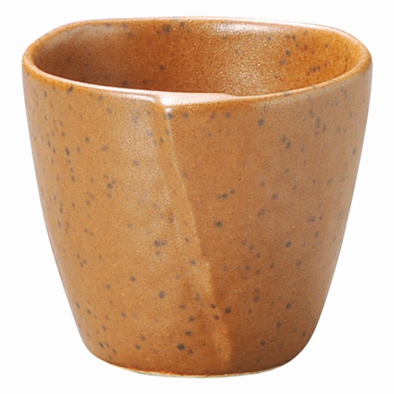 金正陶器 強化 ナチュラル チョコ 戸締カップ(小) 1個(ご注文単位1個)【直送品】