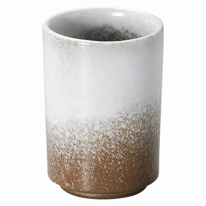 金正陶器 強化 伊賀白吹 長湯呑 1個(ご注文単位1個)【直送品】