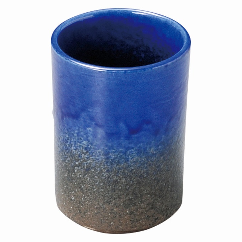 金正陶器 強化 伊賀るり釉 長湯呑 1個(ご注文単位1個)【直送品】
