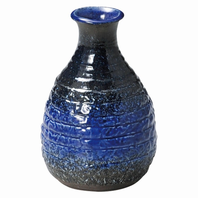 金正陶器 強化 伊賀るり釉 徳利(小)0.8号 1個(ご注文単位1個)【直送品】