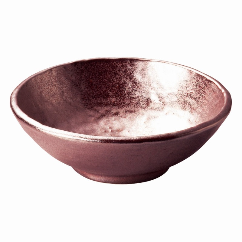 金正陶器 紅銀彩 石目4.0浅鉢 1個(ご注文単位1個)【直送品】