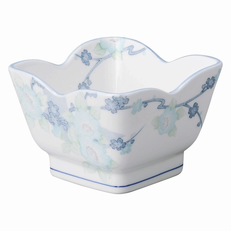金正陶器 やすらぎ(強化) 花角4.0丼 1個(ご注文単位1個)【直送品】
