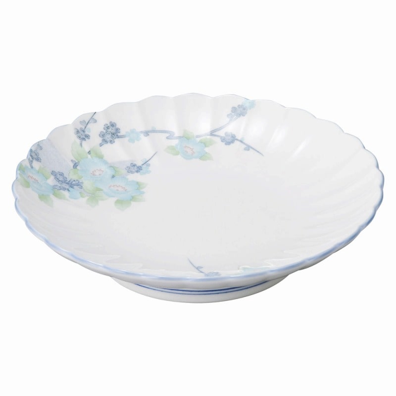 金正陶器 やすらぎ(強化) 菊形天皿 1個(ご注文単位1個)【直送品】
