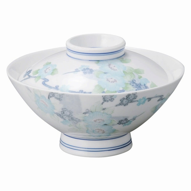 金正陶器 やすらぎ(強化) のり茶(蓋付) 1個(ご注文単位1個)【直送品】