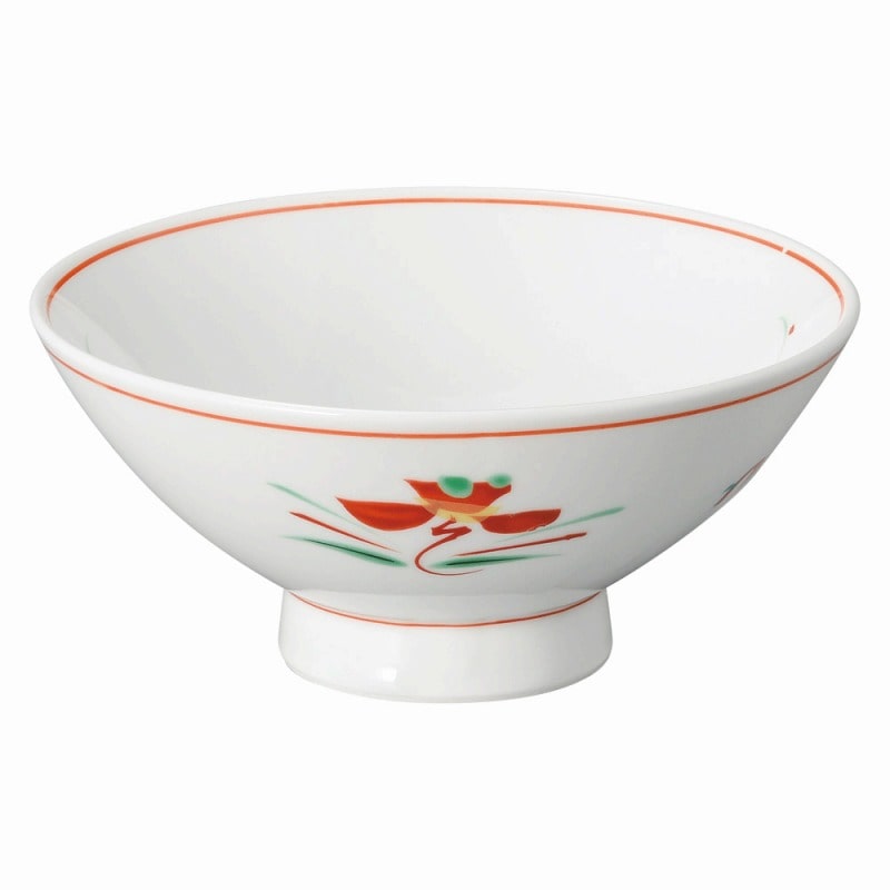 金正陶器 赤絵花紋 大茶 1個(ご注文単位1個)【直送品】