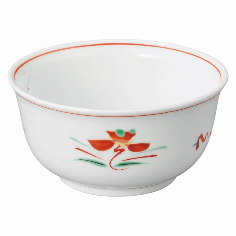 金正陶器 赤絵花紋 4.5多用丼 1個(ご注文単位1個)【直送品】
