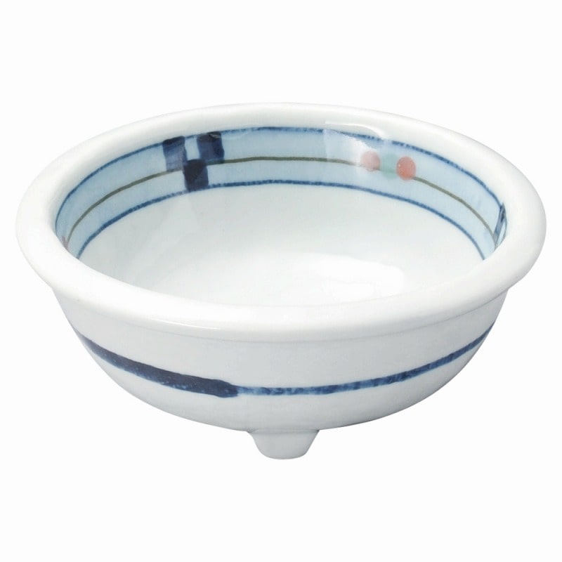 金正陶器 キューヴ 三ツ足4.0鉢 1個(ご注文単位1個)【直送品】