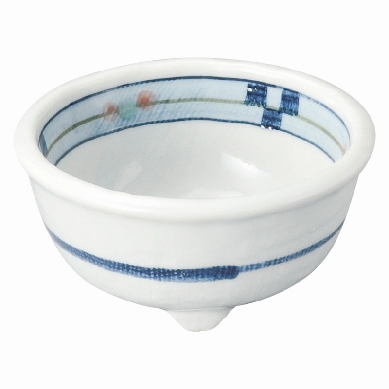 金正陶器 キューヴ 三ツ足珍味鉢 1個(ご注文単位1個)【直送品】