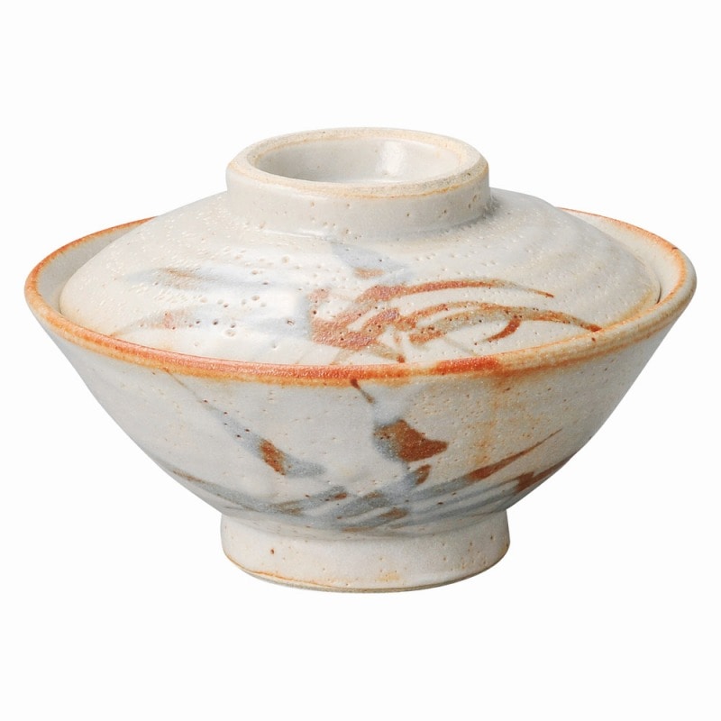 金正陶器 新志野あし のり茶(蓋付) 1個(ご注文単位1個)【直送品】