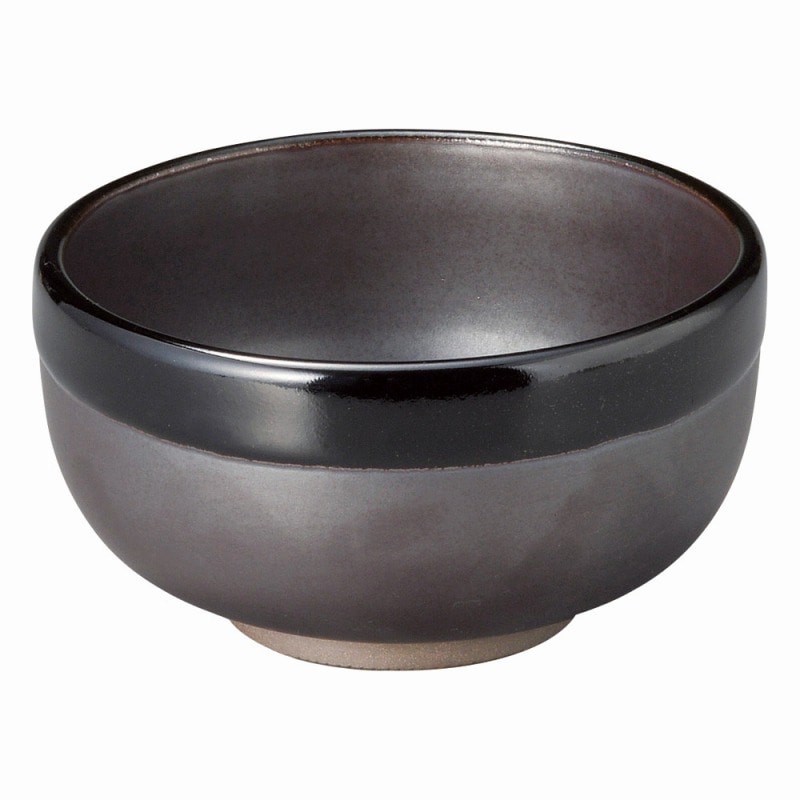 金正陶器 鉄砂 深口4.0丼 1個(ご注文単位1個)【直送品】