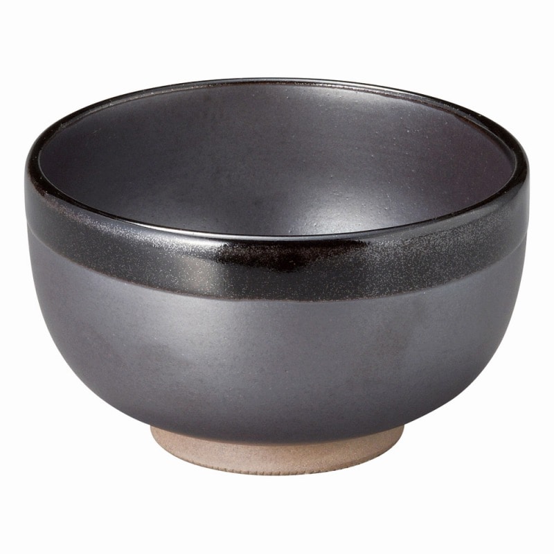金正陶器 鉄砂 深口4.5丼 1個(ご注文単位1個)【直送品】