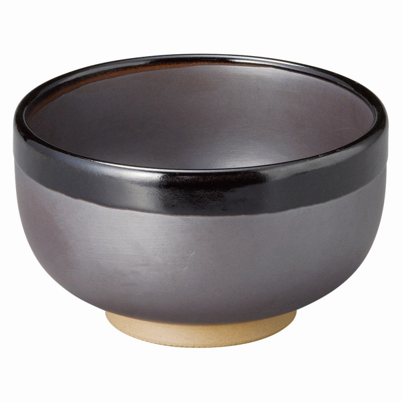 金正陶器 鉄砂 深口5.0丼 1個(ご注文単位1個)【直送品】