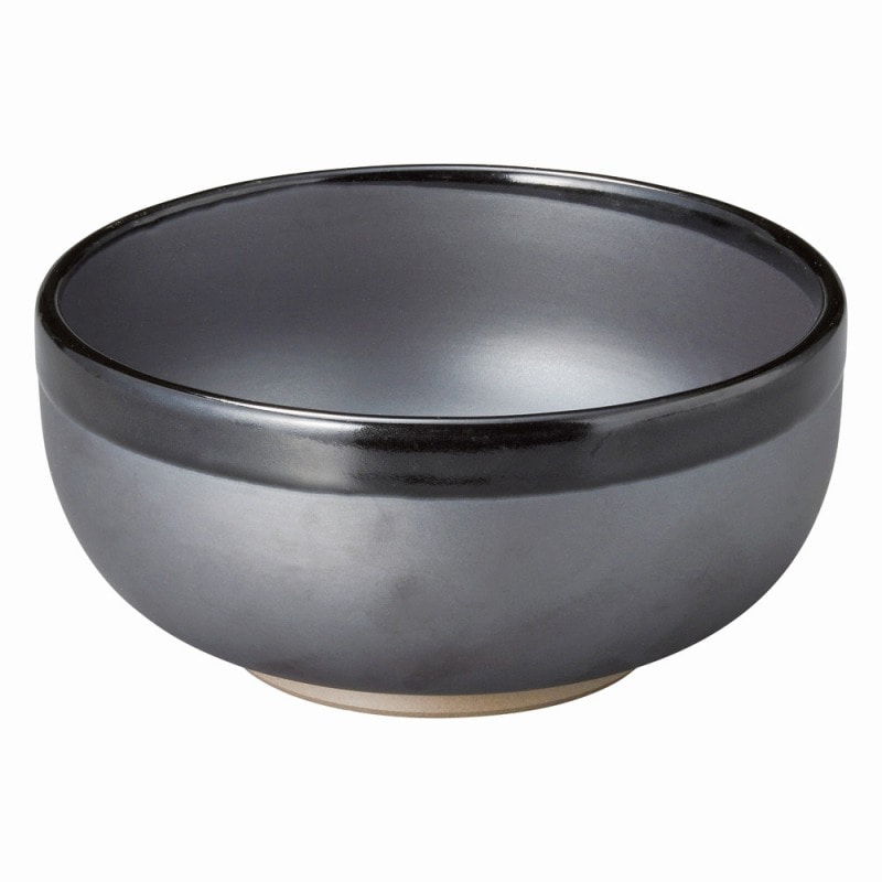金正陶器 鉄砂 深口6.0丼 1個(ご注文単位1個)【直送品】