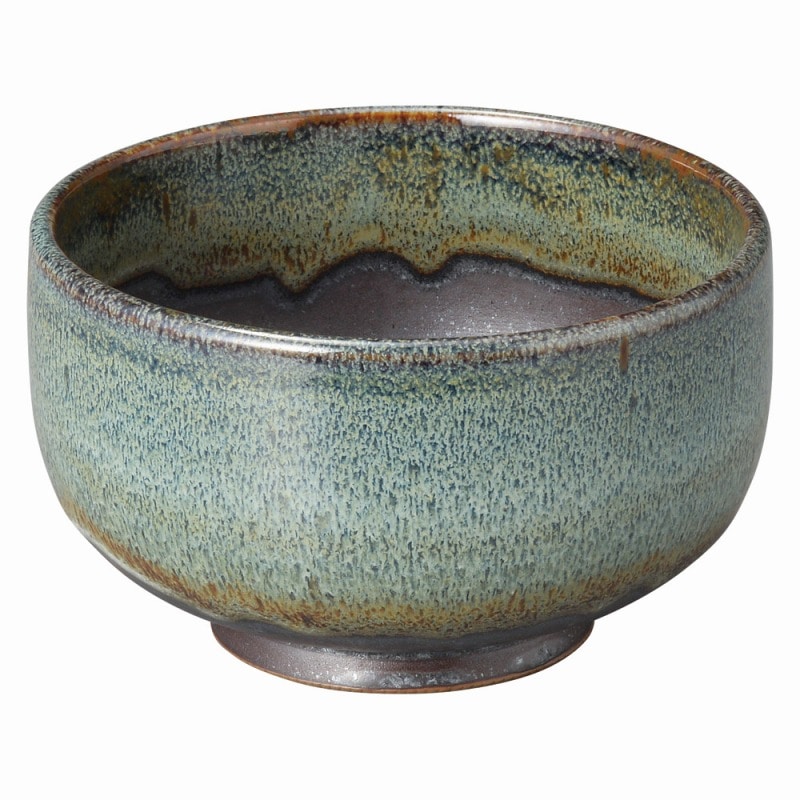 金正陶器 ブルー鉄釉 深口5.0丼 1個(ご注文単位1個)【直送品】