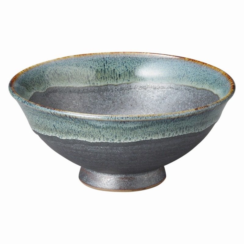 金正陶器 ブルー鉄釉 毛料(身丼) 1個(ご注文単位1個)【直送品】