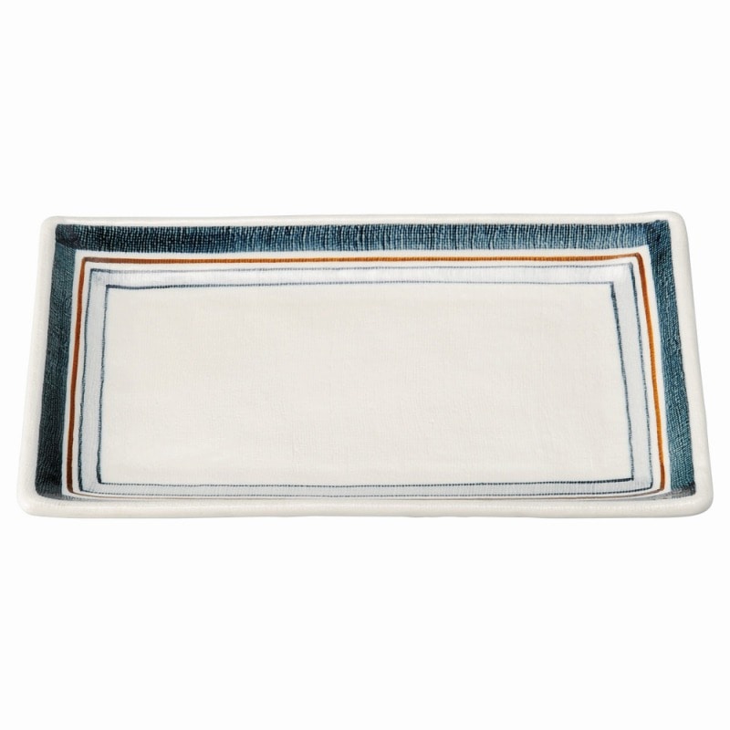 金正陶器 曙(あけぼの) 長角盛皿 1個(ご注文単位1個)【直送品】