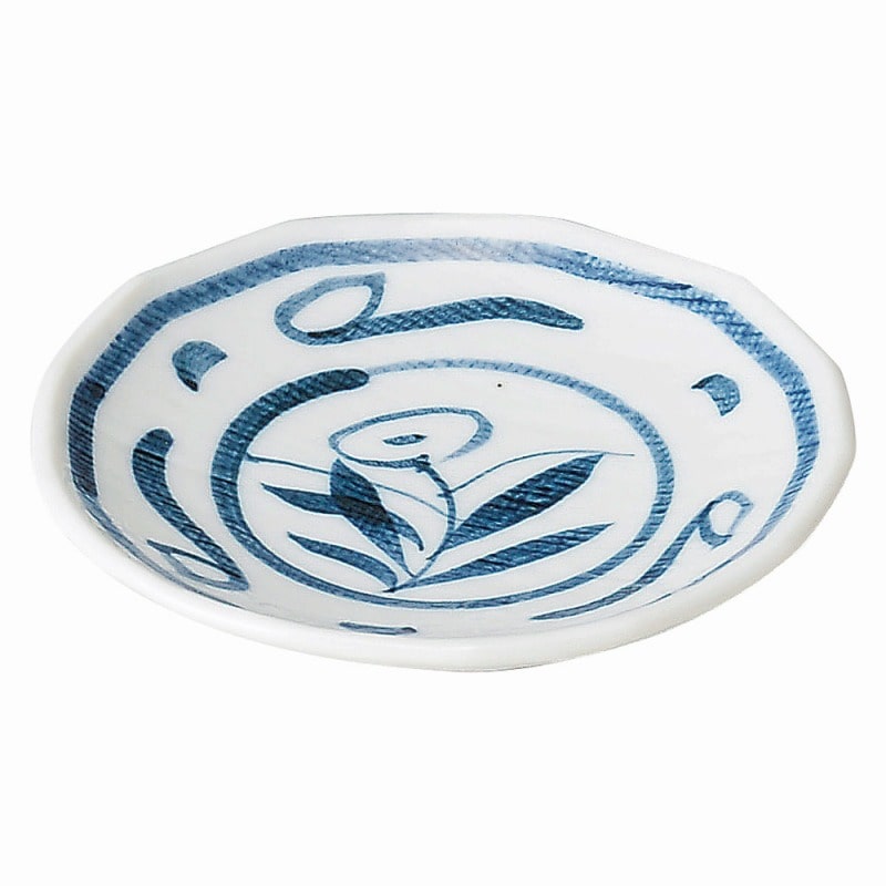 金正陶器 手描き唐草 3.5皿 1個(ご注文単位1個)【直送品】