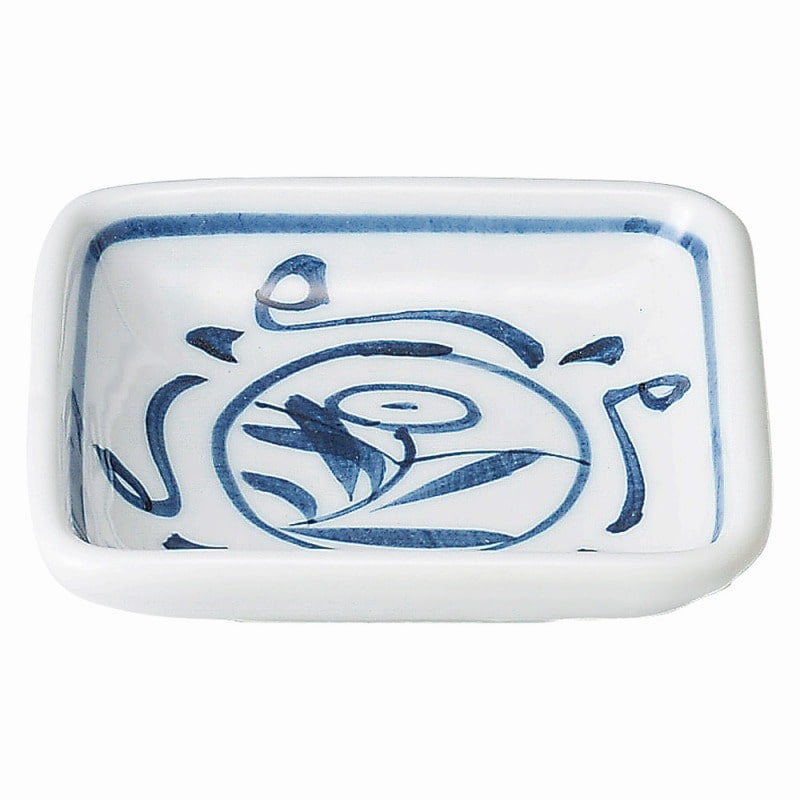 金正陶器 手描き唐草 9.0小判皿 1個(ご注文単位1個)【直送品】