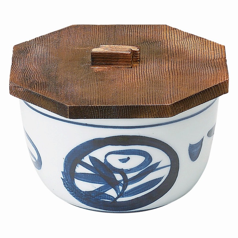 金正陶器 手描き唐草 飯器(蓋と身) 1個(ご注文単位1個)【直送品】