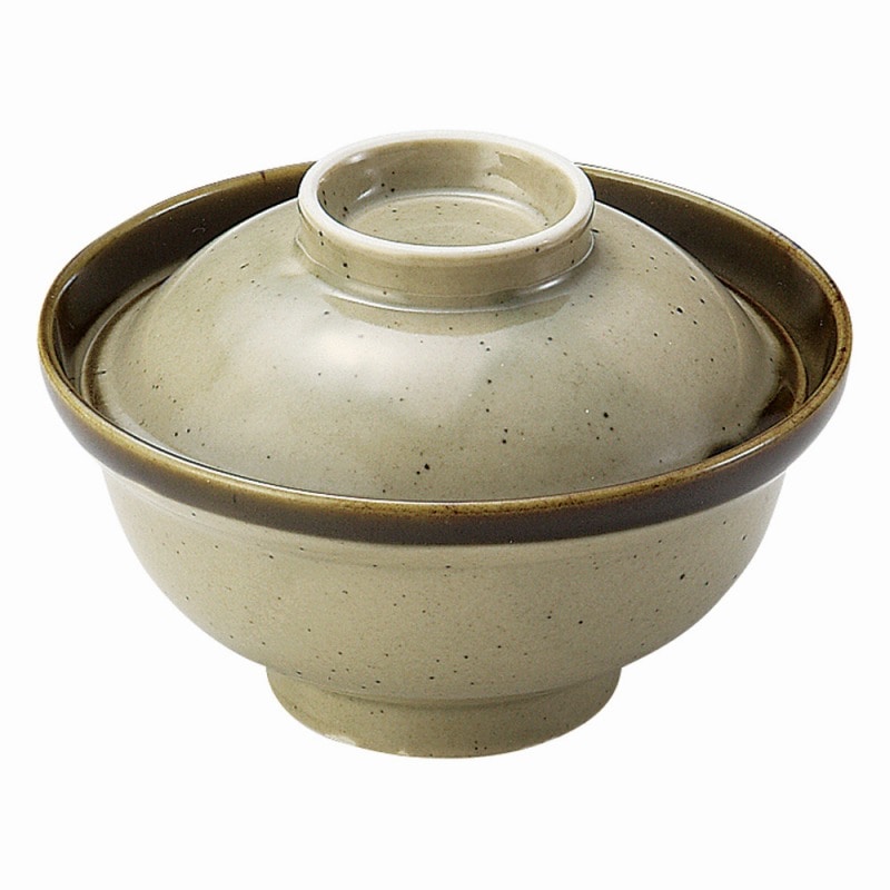 金正陶器 新益子 蓋付丼(身丈) 1個(ご注文単位1個)【直送品】