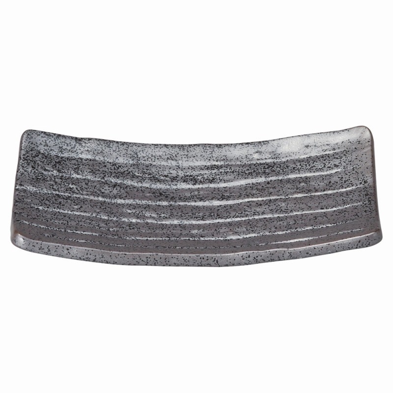金正陶器 南蛮黒結晶 焼物皿 1個(ご注文単位1個)【直送品】