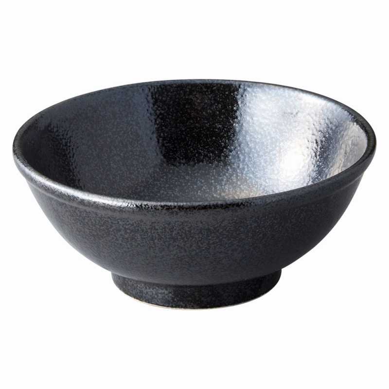 金正陶器 美濃粉引(黒) 黒21cmボール 1個(ご注文単位1個)【直送品】