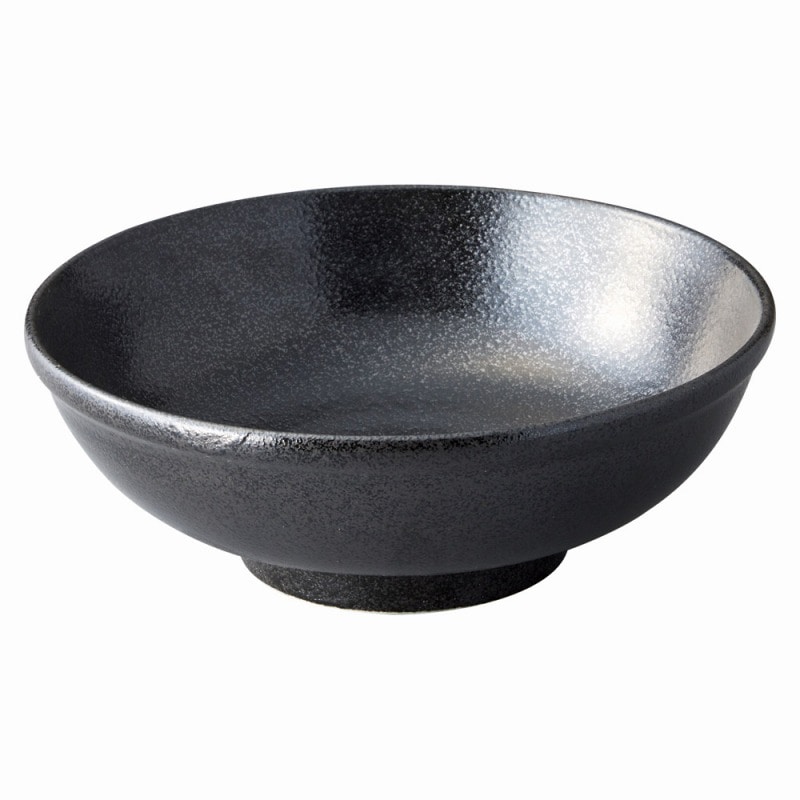 金正陶器 美濃粉引(黒) 黒25cmボール 1個(ご注文単位1個)【直送品】