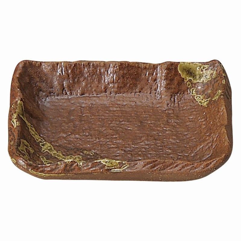 金正陶器 黄瀬戸流 長角小皿 1個(ご注文単位1個)【直送品】