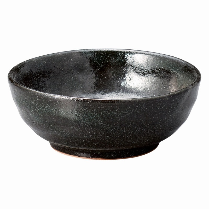 金正陶器 黒オリベ 玉割 1個(ご注文単位1個)【直送品】
