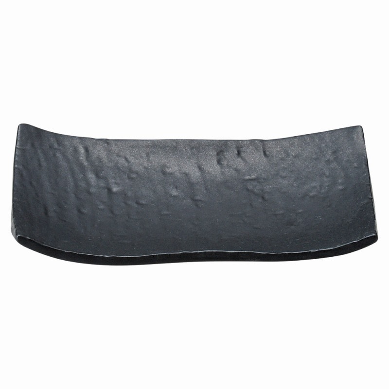 金正陶器 なごみ　黒焼物皿 1個（ご注文単位1個）【直送品】