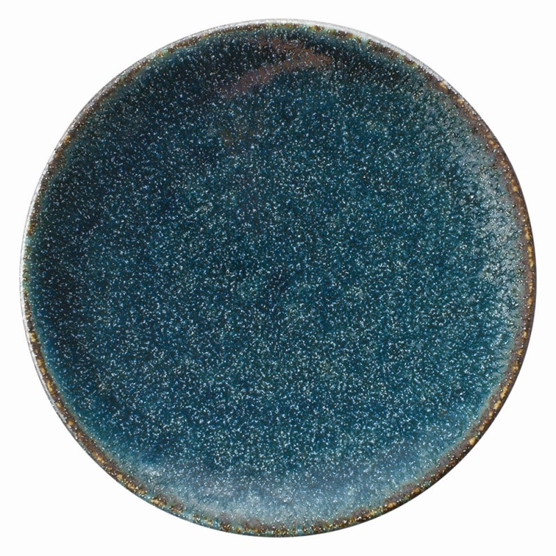 金正陶器 藍潤(うるみ) 4.0皿 1個(ご注文単位1個)【直送品】