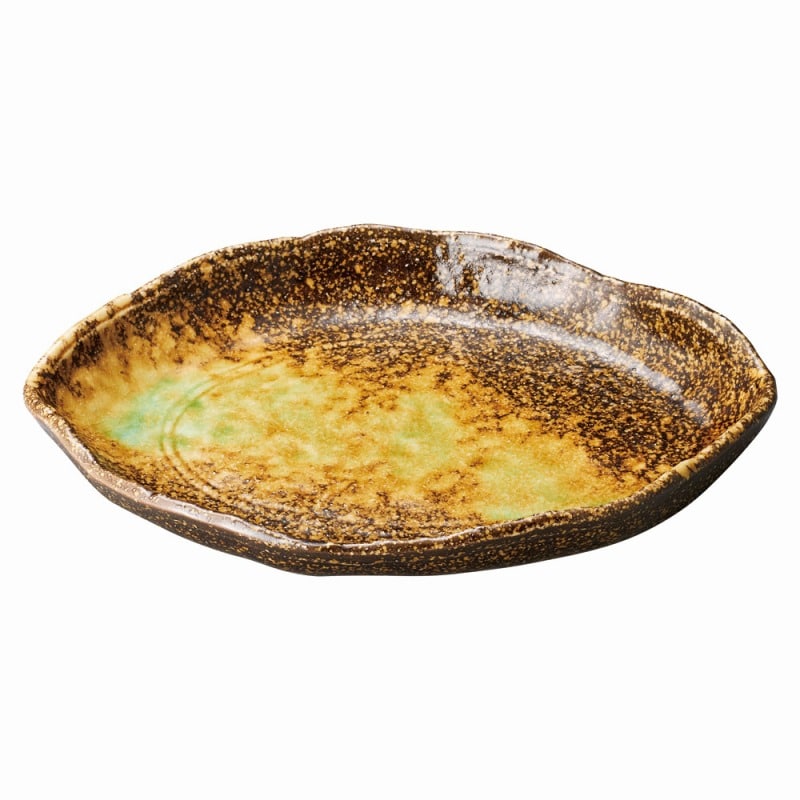 金正陶器 岩清水　木の葉パスタ皿 1個（ご注文単位1個）【直送品】