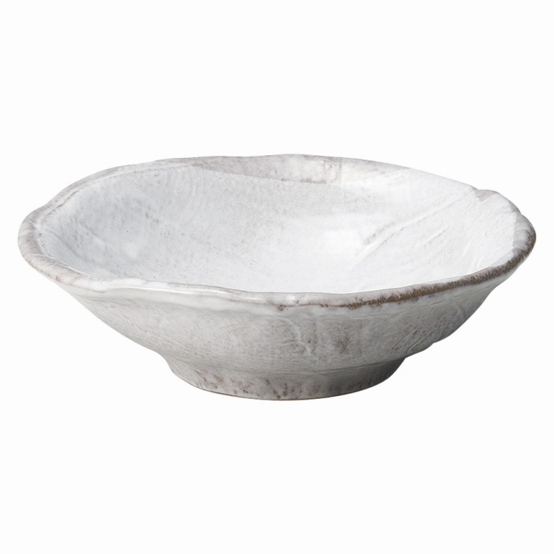 金正陶器 白刷毛目 6号中鉢 1個(ご注文単位1個)【直送品】
