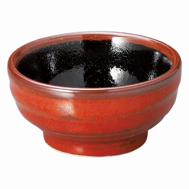 金正陶器 朱赤天目 5.0刺身鉢 1個(ご注文単位1個)【直送品】
