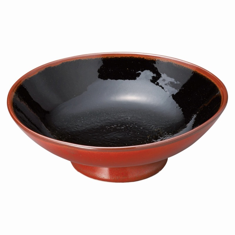 金正陶器 朱赤天目 丸8.0多用鉢 1個(ご注文単位1個)【直送品】