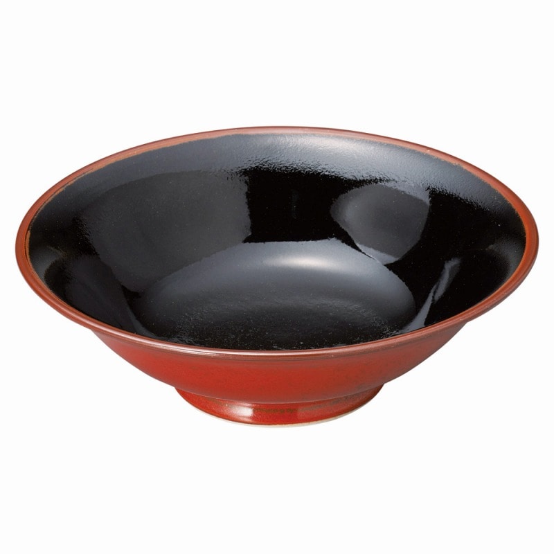 金正陶器 朱赤天目 反8.0多用鉢 1個(ご注文単位1個)【直送品】