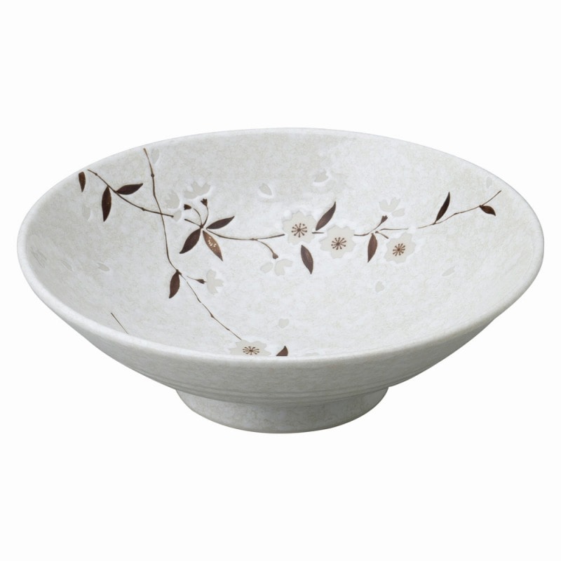 金正陶器 白雪桜 8.0盛鉢 1個(ご注文単位1個)【直送品】