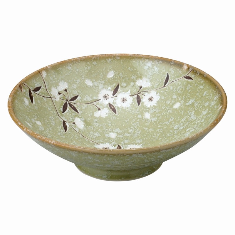 金正陶器 ヒワ桜 8.0盛鉢 1個(ご注文単位1個)【直送品】