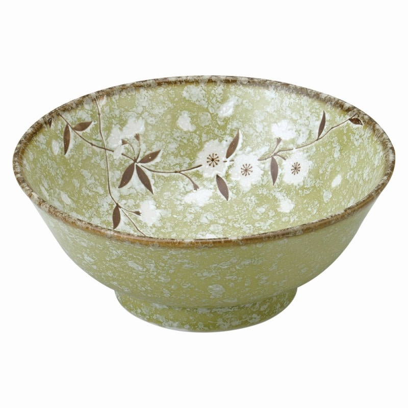 金正陶器 ヒワ桜 6.8高台ラーメン丼 1個(ご注文単位1個)【直送品】
