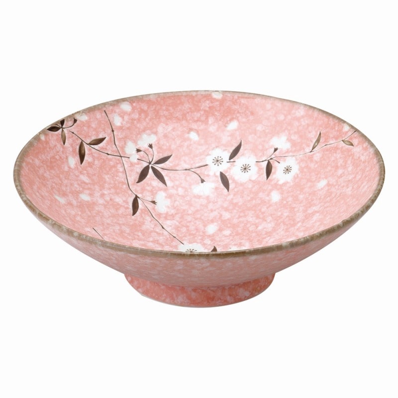 金正陶器 ピンク桜 8.0盛鉢 1個(ご注文単位1個)【直送品】
