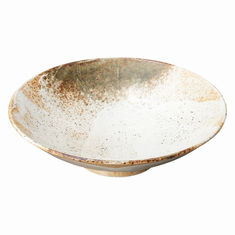 金正陶器 雪志野 9.0盛鉢 1個(ご注文単位1個)【直送品】