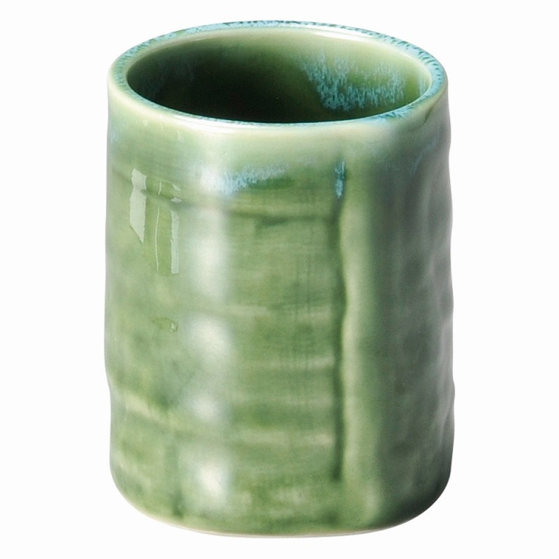金正陶器 流水織部 小湯呑 1個(ご注文単位1個)【直送品】