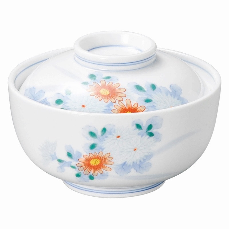 金正陶器 染錦みやび 円菓子碗 1個(ご注文単位1個)【直送品】