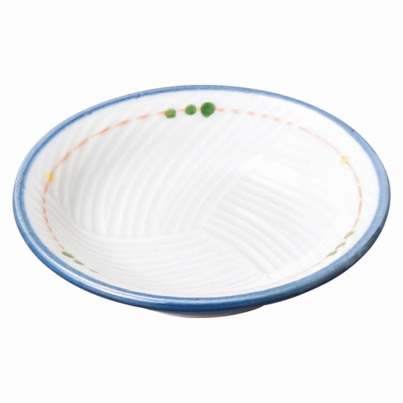 金正陶器 古代釉グリン散らし(強化) 丸3.0皿 1個(ご注文単位1個)【直送品】